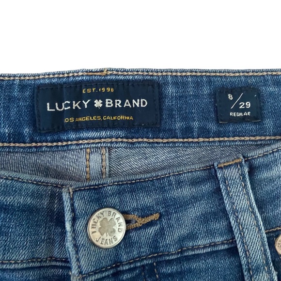 Lucky Brand Mid Rise Ava Skinny Jeans Size 8/29 Regular - Picture 4 of 7